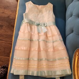 Bonnie Jean Pastel Kids Dress with Bow